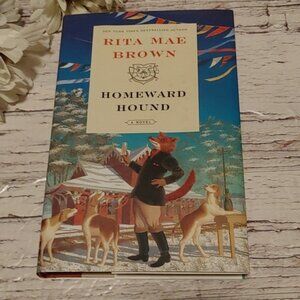 3/$13 Homeward Hound by Rita Mae Brown adult fiction novel winter Christmas